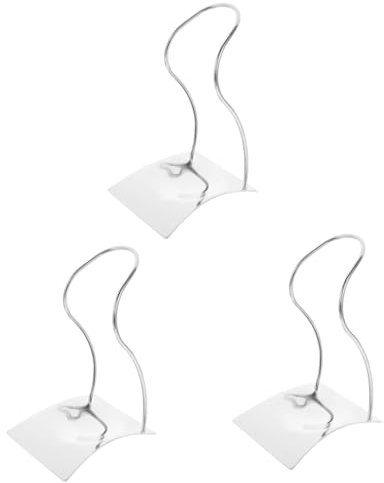 Garneck 3pcs Hot Pot Spoon Holder Crab Spoon Holder for Pot Standing Ladle Rest Ladle Holder Heat-Resistant Spoon Rack Scoop Storage Holder Spoon Stand Drain Rack Stainless Steel