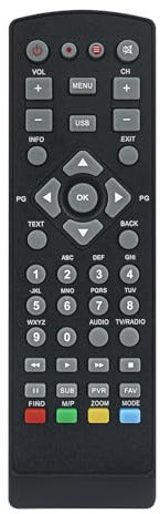 VINABTY Neu Fernbedienung Ersatz für SKYMASTER Receiver DXH 240 XHD 210 XHD270 DXH290 DXH300 Remote Controller
