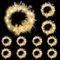 YOUYIKE 10 Stück LED Blumenkranz Haare, LED Haarreif, Haarkranz LED, Leucht Haarschmuck, LED Feder Stirnband, für Damen und Kinder Geburtstag Weihnachten Halloween Fasching Party Dekor (Warmweiß)