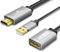 Active HDMI to DisplayPort Adapter (4K@60Hz), Uni-Directional HDMI Source to Display Port Converter Cable Male to DP Female Compatible For PS3 PS4 PS5 Raspberry Pi Xbox 360 One, PC, Laptop