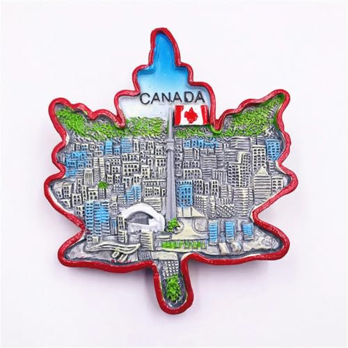 Souvenirs from around the world Resin magnetic fridge magnet - Canada Maple Leaf Chinese Restaurant