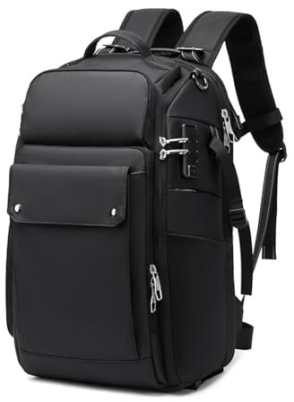 Lbvzxkad Fotocamera Grande Impermeabile per Fotocamera Reflex Digitale Professionale con Laptop Elegante con Lucchetto A Combinazione.