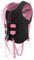 YAMNYSS Verstellbare Schwimmweste Mit Quergurten, Professionelles Neopren-Schwimm-Surfkajak Für Erwachsene Alle Wassersportarten Schwimmweste,Rosa,M