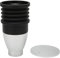 Eureka Mignon Coffee Grinder 60G Bean Tolfer & Cleaning Kit - Negro - Adecuado para Eureka Mignon Coffee Grinders, Type A (BLACK) (SILVER)