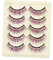 Healeved Faux Cils Épais 5 Cils Exagérés pour Fête Cosplay et Scène
