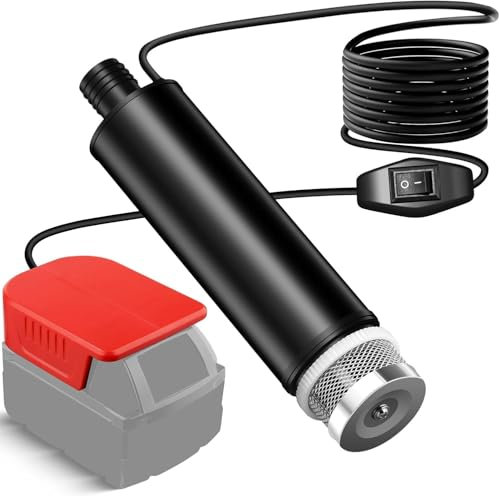 Cordless Water Transfer Pump for Milwaukee M18 18V Battery - Ideal for Garden, Camping, and Pool Draining(No Battery
