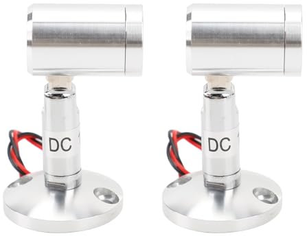 SEAFRONT LED -Scheinwerfer Hohe Helligkeit, Verstellbare Innenräume, die Decken -Spotschein für Schmuckverstärker, 2 Packungen für Einkaufszentren, Supermärkte (Aluminiumlegierung) (Weiße Beleuchtung)