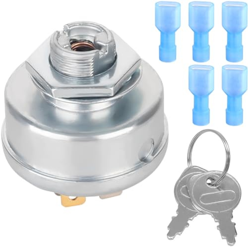 DAOKAI Interruttore di accensione per tosaerba a 3 posizioni, 5 terminali, chiave di avviamento per tosaerba, sostituisce MTD 725-0267 725-0267A 925-0267 925-0267A per Husqvarna 5065587-01