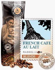 Coffee-Nation French Cafe au lait 1000g Bohnen | Spitzenqualität | Kaffeeliebhaber