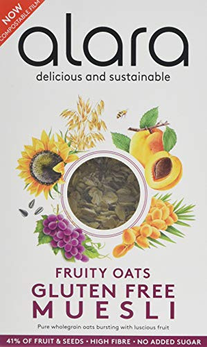 Alara Fruity Oats Gluten Free Muesli 500 g (Pack of 3)