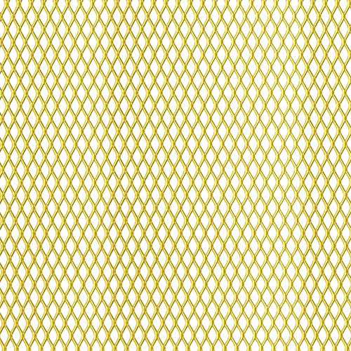 Alberts 467272 Chapa de Metal desplegado, Aluminio, Aluminio, anodizado Dorado, 300 x 1000 x 1,6 mm