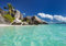 Eurographics Deco Wall Fototapete Strand Anse Source d 'Argent, 254 x 366 cm DW-COD1002