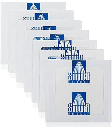 Shower Shield wasserdichte Katheter-Abdeckung, 17,78 cm x 17,78 cm, 7 Stück
