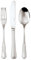 Sambonet 52597-81 Besteck-Set, 24-teilig, Kollektion Petit Baroque, Edelstahl