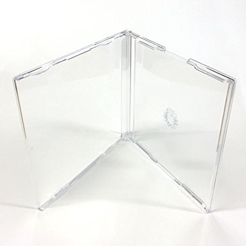 DragonTrading®, 100 custodie trasparenti per CD con dorso singolo da 6 mm