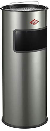 Wesco 150 601-03 Ashtray 30 L with Strainer (Silver)