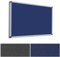 MOB Pinnwand - 7 Größen wählbar - Textil/Filz (blau), 150x120cm