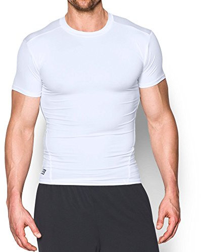 Under Armour TAC HC Men's Compression Shirt, Cooling & Breathable Running Shirt for Men, Athletic T Shirt with Anti-Odour Material