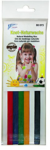 CREARTEC Knetwachs Set - zum Herstellen von Kerzen - Made in Germany