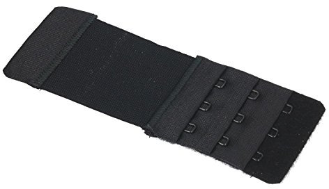 Kleiber + Co.GmbH BH-Verlängerung 3-Fach, 40 MM, 85% Polyamid/15% Elasthan, schwarz, 10.9 x 4.2 x 0.5 cm 801-31