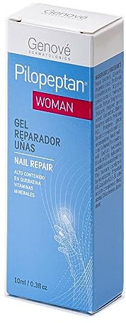 Pilopeptan Woman Gel Reparador de Uñas | Nutre, Repara, Fortalece, Alisa y Repara las Uñas | Evita Roturas, Descamaciones y Amarilleamiento | 10 ml