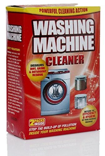 Lizzy Washing Machine Cleaner Tablets Pack of 2, Limescale & Odour Remover, Deep Clean Washing Machine Descaler for Drum, Pipes & Internal Parts, Helps Remove Dirt, Grime & Detergent Residue
