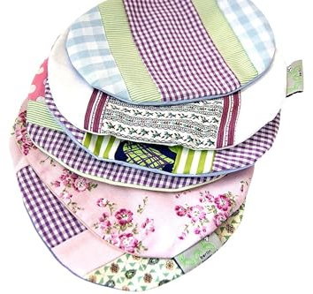 bab-Berlin Kirschkernkissen, Wärmekissen, Körnerkissen für Babys und Kinder in Rosa Lila Grün Patchwork mit abnehmbarem Bezug Handmade
