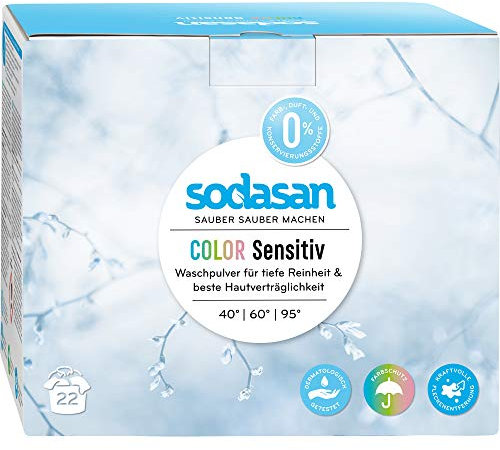 Sodasan Bio Comfort sensitiv Waschpulver (6 x 1,20 kg)