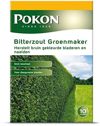 Pokon Verdure au sel amer - 500 gr - Restaure la couleur - Convient pour les conifères, les ifs, les buis et autres plantes vertes - Pour 10 plantes