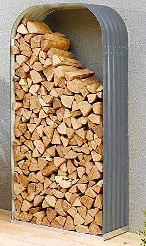 Vitavia Kaminholzregal Ardor 401, hoch, Granit Kaminholzunterstand Bausatz Zincalume®
