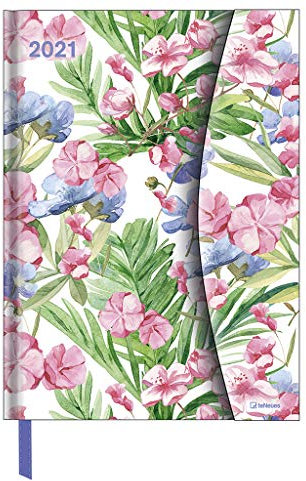 Flower Fantasy 2021 - Diary - Buchkalender - Taschenkalender - 16x22: Magneto Diary