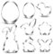 Ausstecher Ostern, 8 Stück Plätzchen Ausstechformen Ostern Set, Ostern Edelstahl Ausstechformen, Keksausstecher Ostern, Osterplätzchen für Backen, Hase, Küken, Ei, Häschenkopf, Blume, Schmetterling