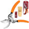 S. Kunde & Sohn Germany – SKS 6 Tradition Gartenschere orange + SKS T1 Trageetui + Ersatzklinge GRATIS