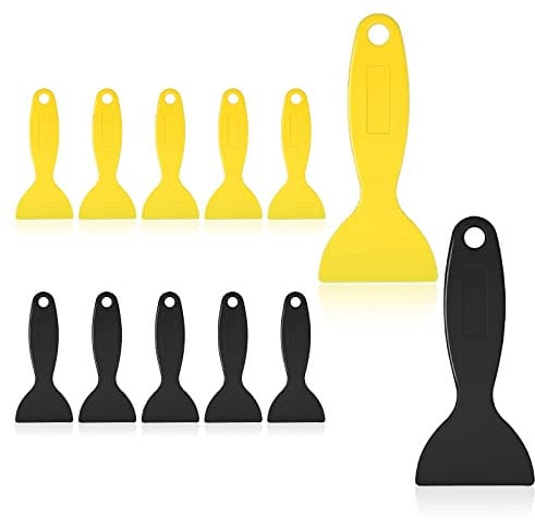 YUTOU Lot de 12 spatules d'impression 3D - En plastique - Pour enlever les bulles d'air - Pour impression 3D - Résine - Enlèvement de film vinyle