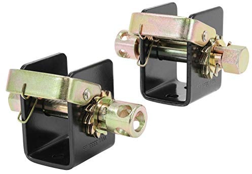 Mytee Products Zurrwinde, 5,1 cm (1 Links, 1 rechts), zum Anschrauben, zum Anschweißen, für Abschleppwagen, flach
