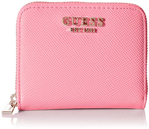 GUESS Women Laurel SLG SMALL Zip Around Bag, Wassermelone