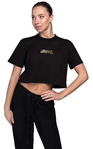 Lonsdale Damen Aultbea Camiseta DE OCIO, Dorado,