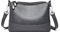 KUNKUN Grau Handtasche Für Damen Umhängetasche Moderne Schultertasche Klein Handtasche Damen Leder Crossbody Tasche Mit 2 Schultergurten