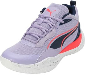 PUMA Scarpe da basket Playmaker Pro Splatter 'Vivid Viola' Viola, Orchidea Bianco Persiano Blu Fuoco Viola Brillante, 42 EU