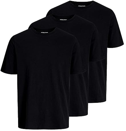 JACK & JONES Herren T-Shirts Shirts Under Tee Crew Neck 3er Pack