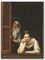 OKRA Bartolome Esteban Murillo Poster - Zwei Frauen am Fenster Leinwand Wandkunst - Klassisches dekoratives Poster - Badezimmer Arbeitszimmer Leinwand Wandkunst Dekoration - Home Decoration Poster