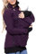 MZYZPPBD 3 en 1 Porte-Bébé Maternité Veste Multifonctionnel Hiver Femme Veste Rembourrée Kangourou Bébés Porteur Pullover Sweat-Shirt pour L'automne Et l'hiver Grossesse Manteau De Bébé,I,XL