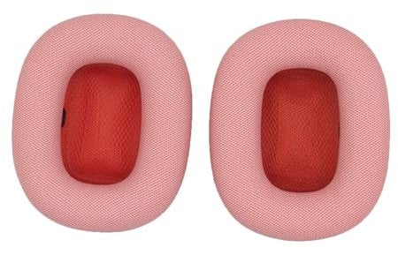 HoneTeek Replacement Ear Cushions for Apple Airpods max, Ear Pads Cover Compatible with AirPod Max Headphone with Magnet, Memory Foam and Mesh Fabric (Pink)