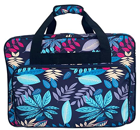 EHJRE Nähmaschinentasche mit geräumigem Stauraum, Tragetasche für Reisen, Blau