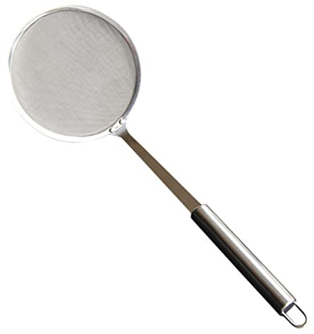Alipis 1 Pc colador acero inoxidable - Colador metal - Espumadera metal cesta coladora fideos pasta suministros cocina cuchara colador japones desnatadora albóndigas