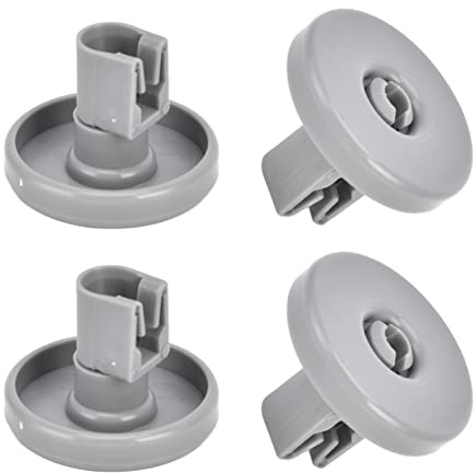 Qcwwy Pièces De Lave-Vaisselle Roue PP Lave-Vaisselle Roue De Support Inférieur Pièce De Rechange Roues De Lave-Vaisselle Roue De Support De Vaisselle Inférieure pour Cuisine 4 Pièces