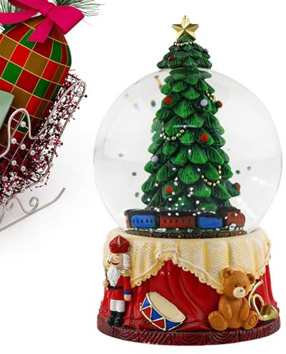 Schneit Weihnachtskugel, Schnee-Wasserkugel - Weihnachtsbaum-Schneekugel-Dekorationen - Einzigartige Schnee-Wasserkugel für Festival-Dekoration