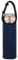 Sac de transport isotherme pour bouteille d'eau – Pochette d'isolation thermique en néoprène avec fermeture à boucle pour l'hydratation d'aventure pour pique-nique, camping, bleu marine, Refer to