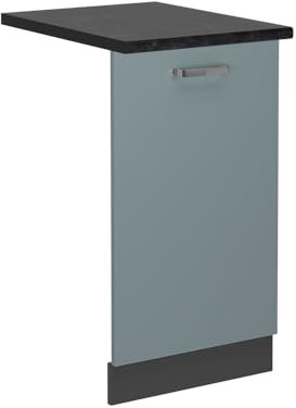 Vicco Tapa del lavavajillas R-Line, Gris Azulado, 45 cm, ET Antracita