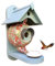 Hanging Bird House und Feeder Dekorative Teekanne Holz Keramik Vogel Tisch rot mit wasserdichtem Dach außerhalb des natürlichen Gartenhauses für Kolibris, Bluebird Hanging